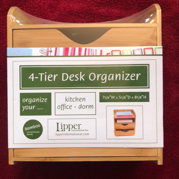 New in package 4 Tier Desk organizer - Picture 1 of 4